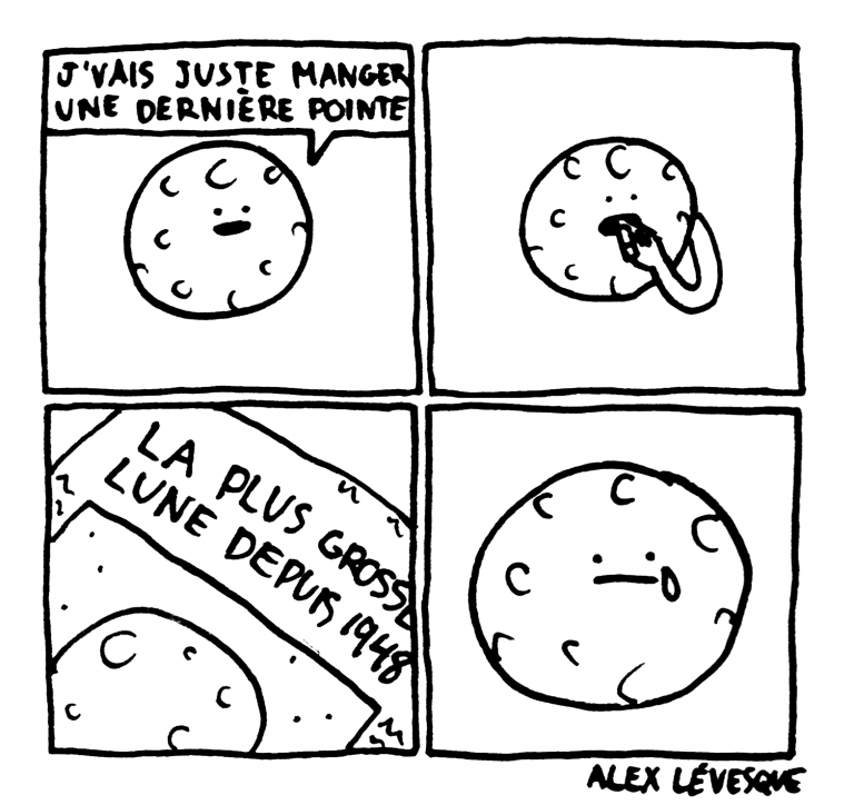 Lune - Dessine Bandé